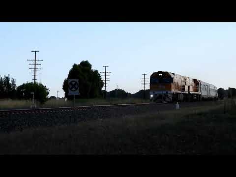 Great Southern Crosses Qube Steel Train