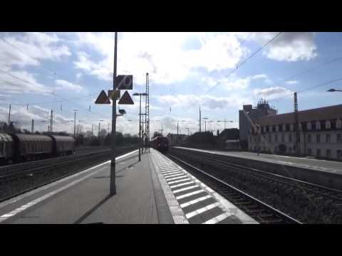 Ein Bombardier Messzug BR 147 mit Acht IRE Wagen nach Bielefeld