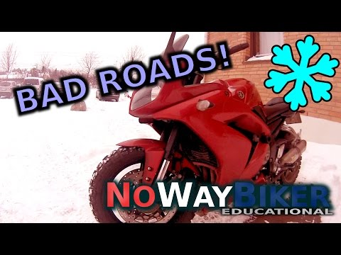 Motorcycle Winter & Snow Riding: Top 5 Worst Conditions (Yamaha FZ1)