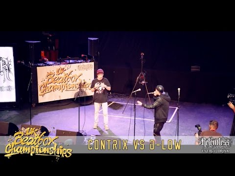 Contrix VS D-Low - Solo Quarter Final - 2015 UK Beatbox Championships