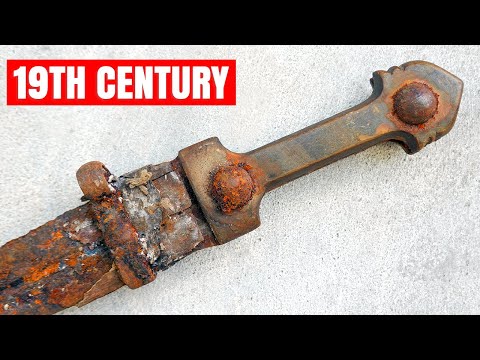 Restoration of a Caucasian Dagger Almost Destroyed by Rust