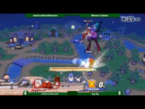 Construct 42 - @MuKLyFeMarshall(Bayonetta) vs BigRig(Pikachu) - Smash4 WSs