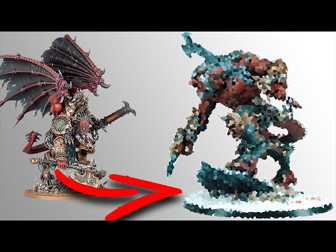 Converting ANGRON into DAEMON PRIMARCH RUSS: Dornian Heresy Kitbash