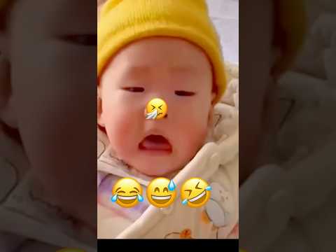 Baby sneezing funny video🤧#shorts #viralvideo #funny #baby #cute #ytshorts #trending #imsanvipatel