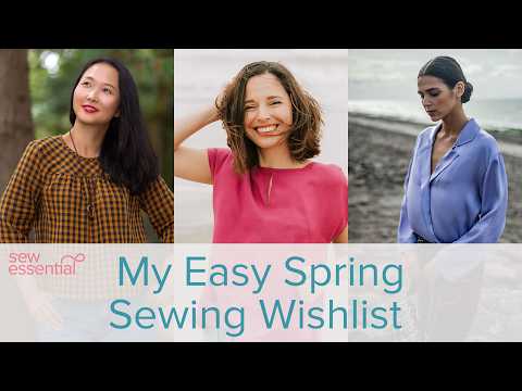 5 Easy Spring Top Sewing Patterns I'm Hoping to Sew this Season