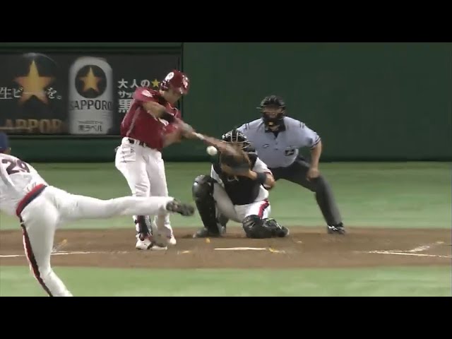 【5回表】今日2本目!! イーグルス・島内 右中間スタンド最前列へ7号2ラン!! 2016/8/30 F-E