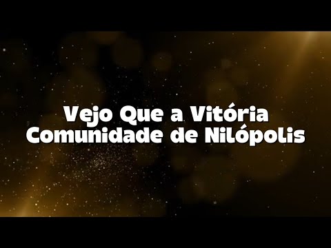 Vejo que a vitória - Comunidade de Nilopolis Voz e Letra  #adoração #louvoresantigos 