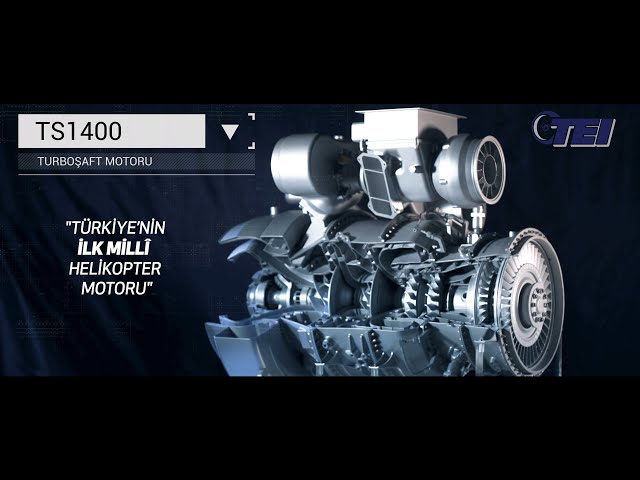 TEI-TS1400 Turboshaft Engine - Turkey's First National Helicopter Engine - #TEI