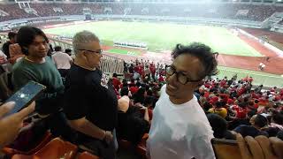 Download lagu Momen Mesra Bung Ferry (Jakmania) dan Heru Joko (Viking) Nyetadion Bareng dukung Timnas Indonesia mp3