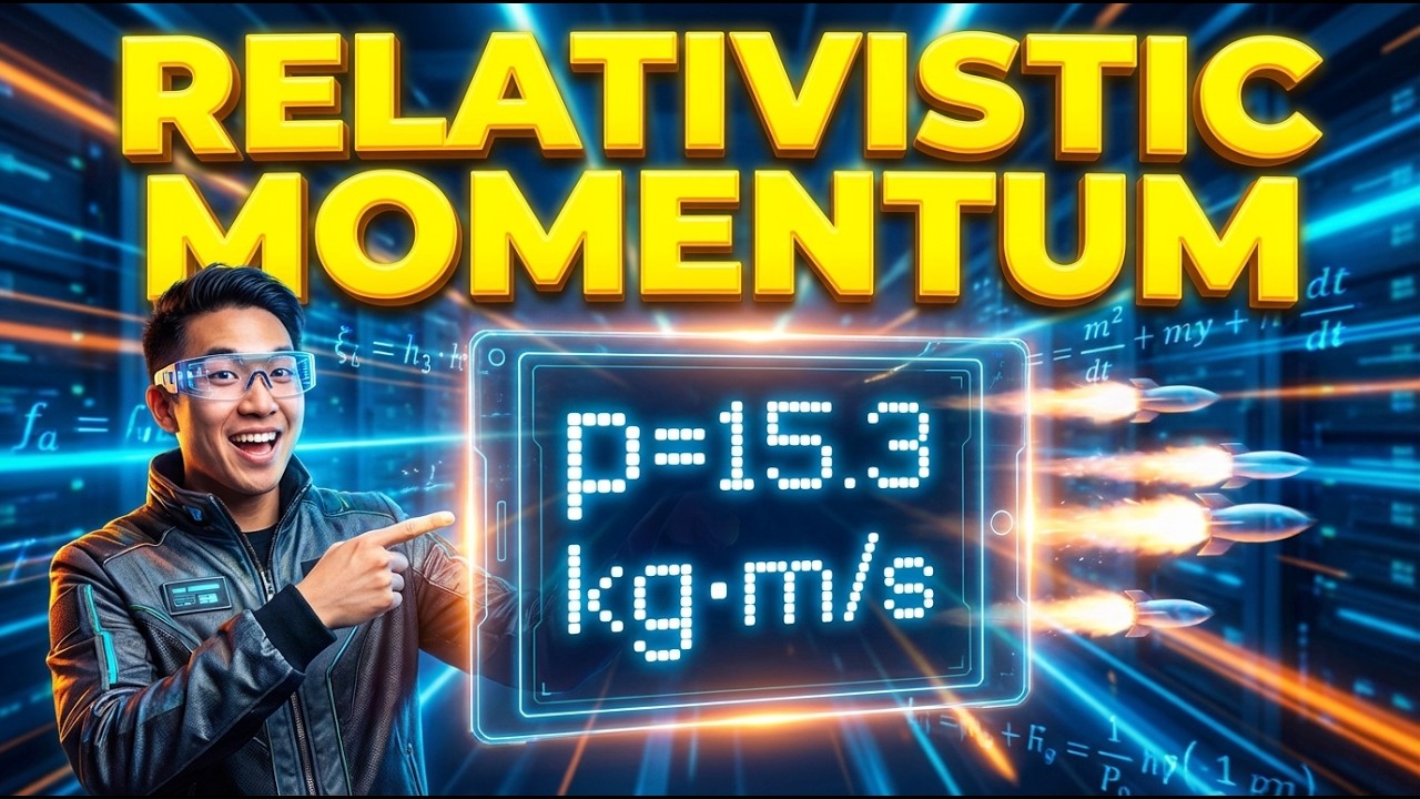 Relativistic Momentum Interactive Calculator