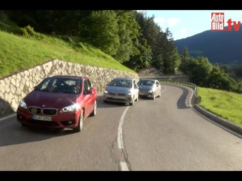 BMW 2er Active Tourer vs. VW Golf Sportsvan vs. Mercedes B-Class