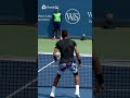 Auger-Aliassime Beautiful Spinning Volley ?