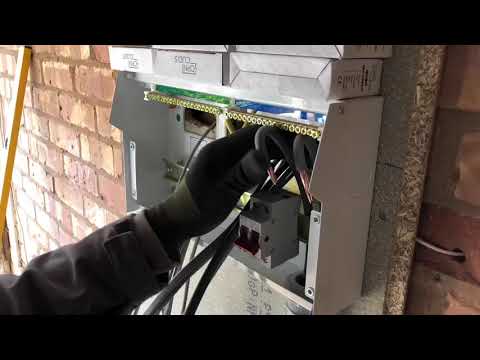 Housebashing electrical rcboconsumer unit installation