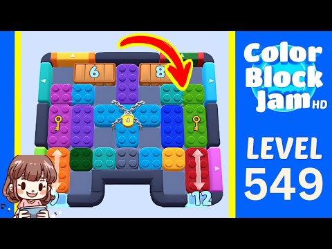Color Block Jam Level 549 Solution Walkthrough