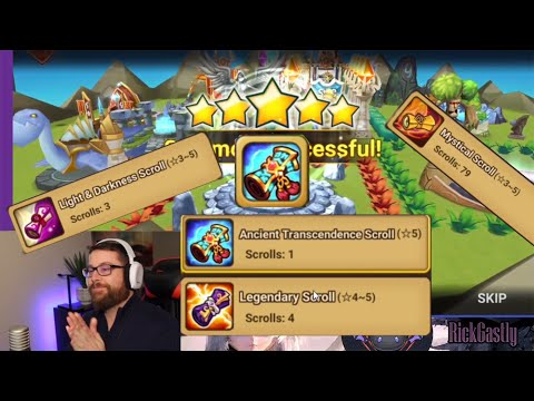 Ancient Transcendence Scroll Summons! Summoners War