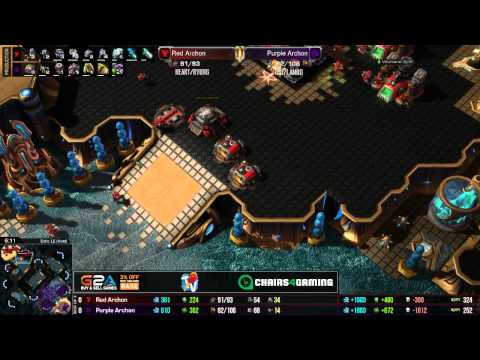 Heart + Ryung vs. TLO + Lambo G1 -TvZ- Rocketbeans Archon Mode Cup #3
