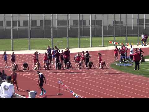 VarG 100m Paramount 3-8-14 - Los Alamitos Girls