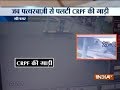 Video proves CRPF van overturned due to heavy stone pelting leaving 19 personnel injured