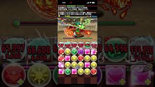 【パズドラ】１２月のクエストLv４　カミムスビ☓ジョナサン