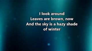 A Hazy Shade Of Winter~Simon and Garfunkel~Lyrics