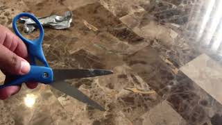 Goof Off Review - Removing Duct Tape Adhesive From Metal Scissors