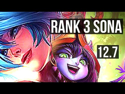SONA & Twitch vs LULU & Jinx (SUP) | Rank 3 Sona, 2.3M mastery, 0/1/12 | NA Challenger | 12.7