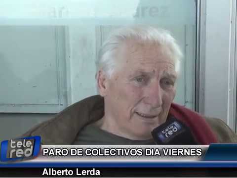 Paro de colectivos dia viernes - Alberto Lerda
