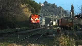 preview picture of video 'ALCO DL-537 A-9101 LEAD GANZ MAVAG AT EPITALIO & KRESTENA.'