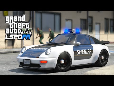GTA 5 Mods - *NEW* Retro Comet Sheriff Car!! (LSPDFR Gameplay)