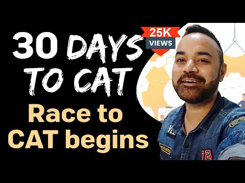 30 Days to CAT 2022 | Daily Schedule | Books | Mocks | How to crack CAT Exam in One Month |