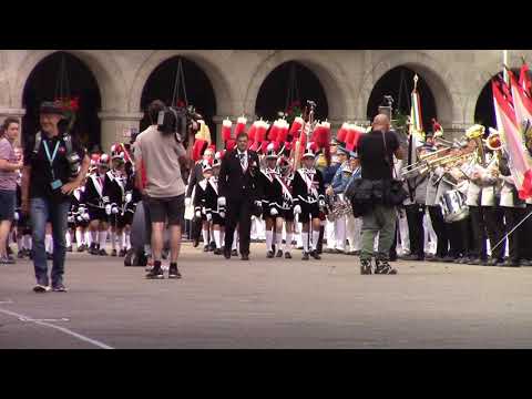 Schützenfest 2019 Neuss.  Regiementabnahme