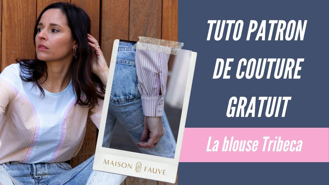 Patron couture gratuit blouse Tribeca / PDF à télécharger