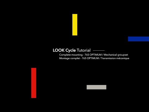 LOOK Cycle Tutorial - Full assembly of 765 OPTIMUM with mechanical groupset (EN & FR)