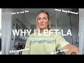 here's what happened in LA | why I left, new boyfriend, i'm struggling | millyg_fit