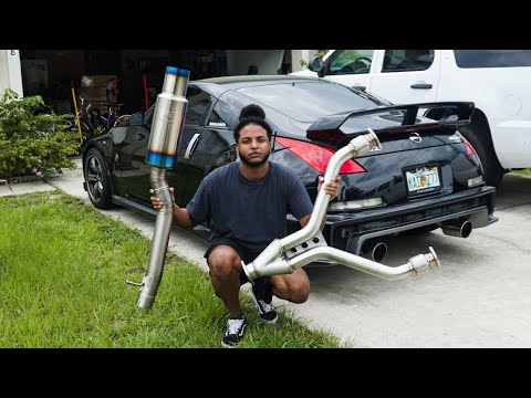 Tomei Exhaust And ISR Y Pipe Install On 350Z NISMO!