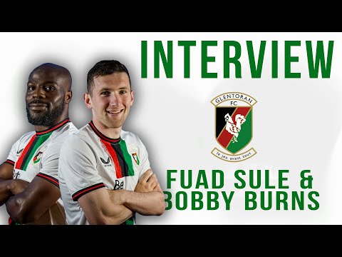 Pre Match Interview | Ballymacash vs Glentoran -  Fuad Sule & Bobby Burns