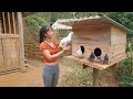 How To Make Pigeon Coop, Take Care Of The Vegetable Garden - Free Building Fram Life, Ep107