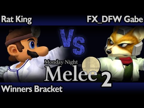 MNM2 Melee - Rat King (Dr Mario) vs FX_DFW Gabe (Fox) - Winners Bracket