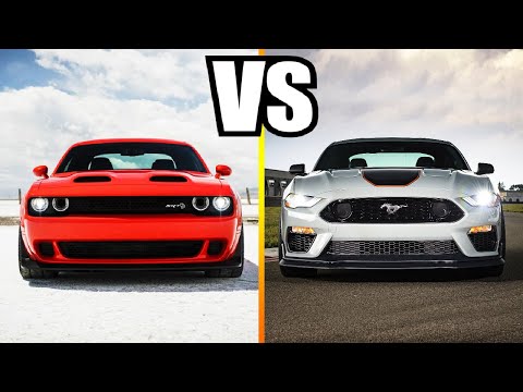 2020 Dodge Challenger Super Stock VS 2021 Ford Mustang Mach 1