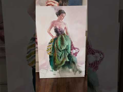 March 20/20 - Anna's studio - working on a new collection