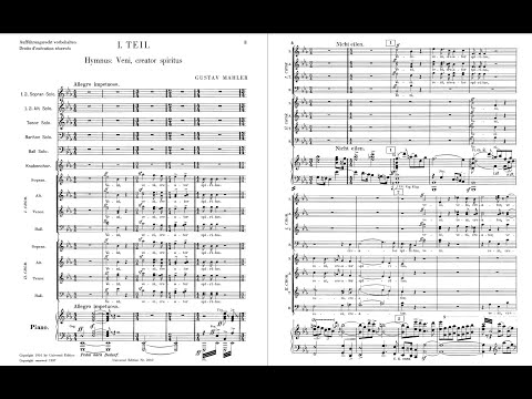 Mahler Symphony no. 8 in E-Flat Major (Complete Vocal Score)