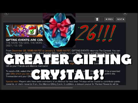 Opening My First 26 Greater Gifting Crystal! | Average drops still pretty good?!