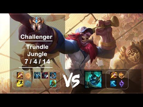 Jungle Trundle vs Hecarim KR Challenger Patch 12.11