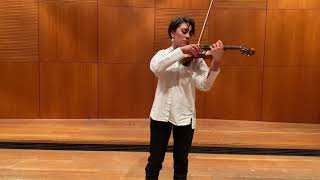1st Concertmaster Audition Copenhagen Phil - Roberta Verna (Violin)