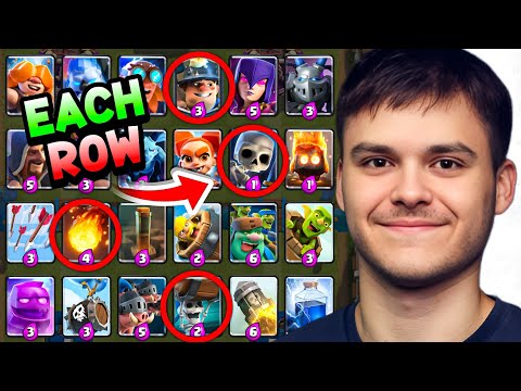 Mega Draft... But I Have to Pick a Card from EACH Row