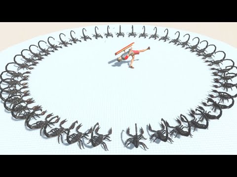 Every Unit surrounded by EMPERROR SCORPIONS - Animal Revolt Battle Simulator
