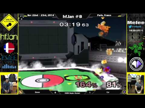 hf.lan 8 - Baxon (Cpt. Falcon, Fox) Vs. Cyr (Samus) - SSBM Singles Losers Bracket R4
