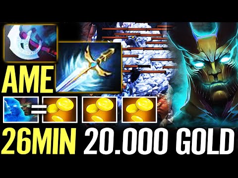 🔥 AME Terrorblade WTF 26 Min 20.000 Gold — TI10 Fastest Carry Farm 100% Outplayed T1 Dota 2 Pro