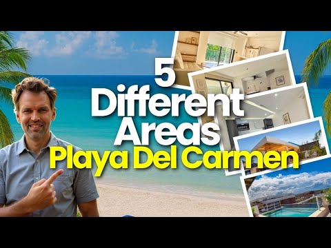 Moving to Playa del Carmen? Walking Tour to 5 Different Areas