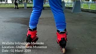 preview picture of video 'Sepatu roda papua_part 3 _ Wallaby Inlineskate merauke'